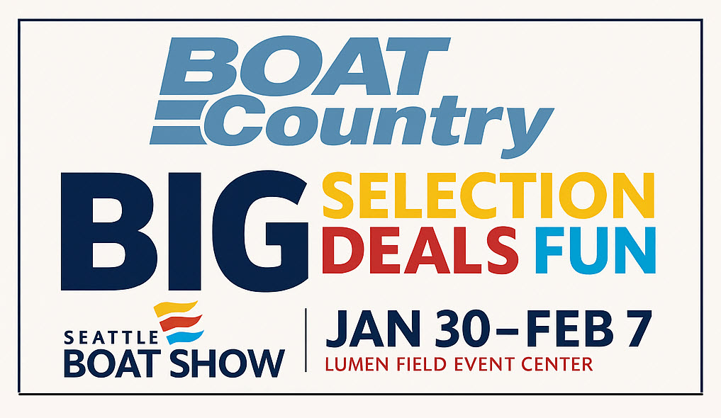 2026 Seattle Boat Show Mark Your Calendar is January 30 through February 7